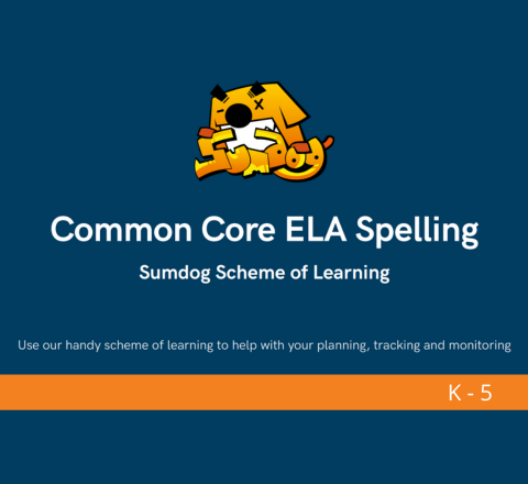 Sumdog's Common Core ELA Spelling SoL
