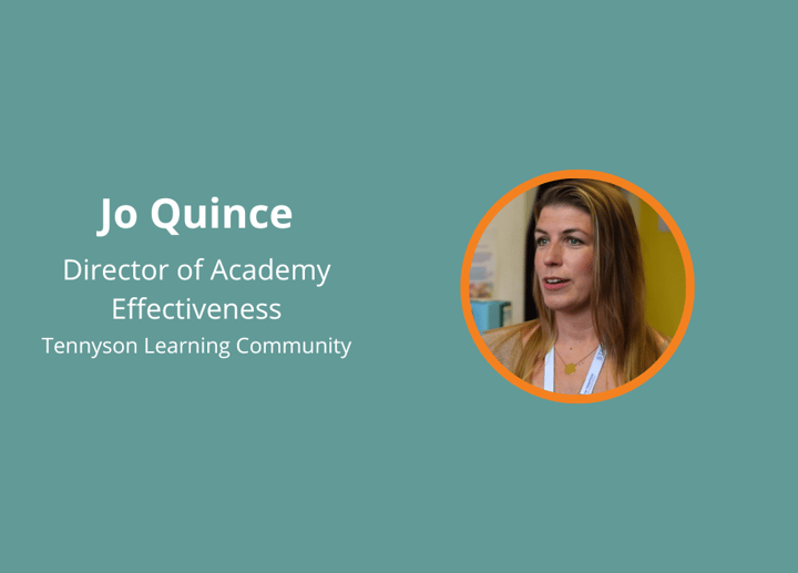 Jo Quince from Tennyson Learning Community