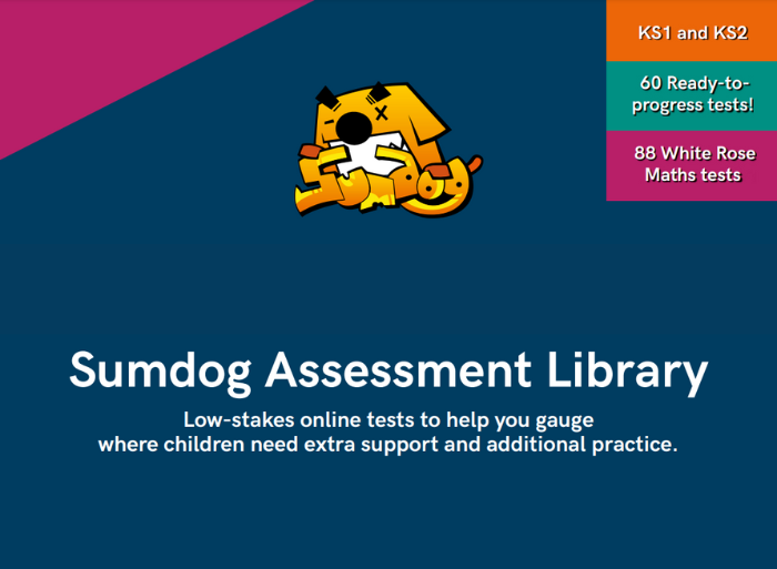 Sumdog assessment library brochure - UK 700x513